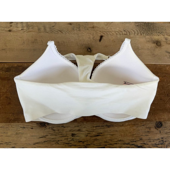 Victoria's Secret White 32DDD Body by Victoria Perfect Shape Racerback Push Bra - Picture 2 of 2